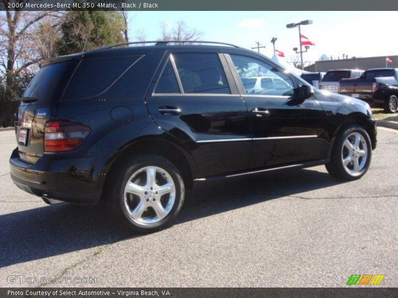 Black / Black 2006 Mercedes-Benz ML 350 4Matic