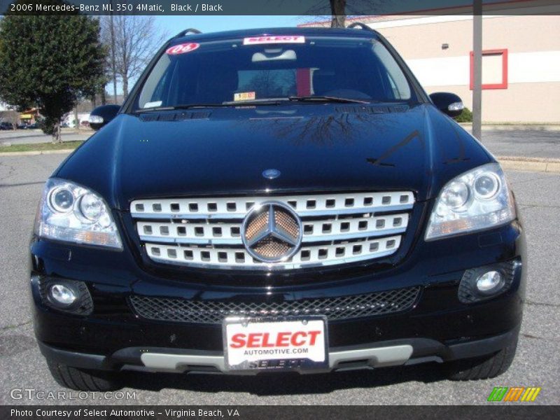 Black / Black 2006 Mercedes-Benz ML 350 4Matic