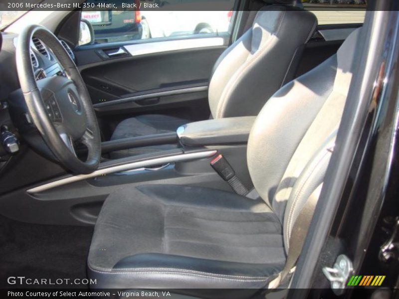 Black / Black 2006 Mercedes-Benz ML 350 4Matic