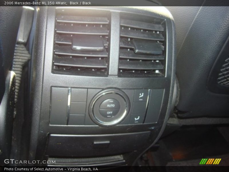 Black / Black 2006 Mercedes-Benz ML 350 4Matic