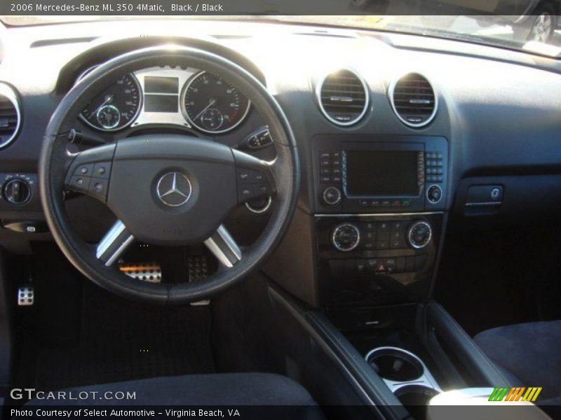 Black / Black 2006 Mercedes-Benz ML 350 4Matic