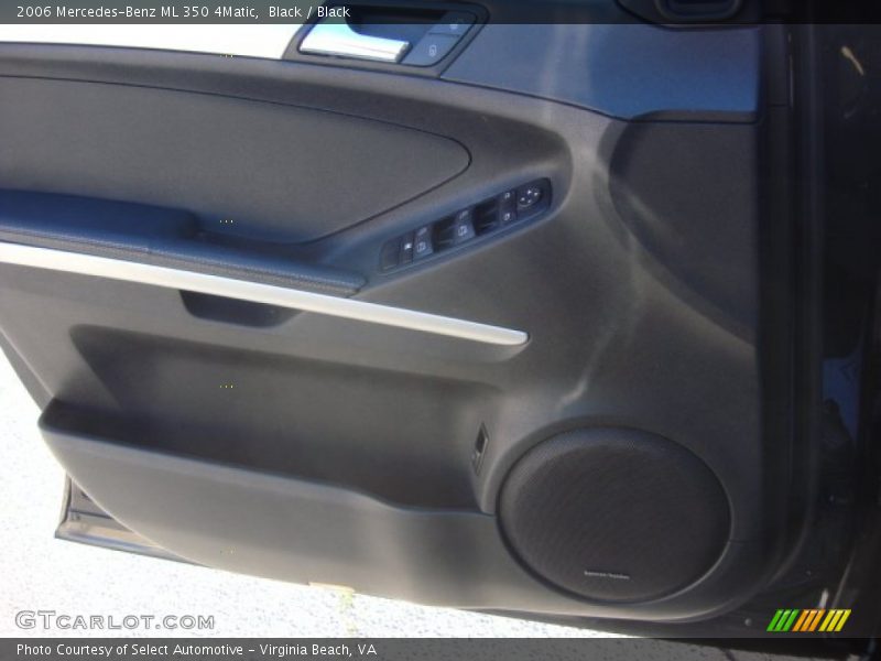 Black / Black 2006 Mercedes-Benz ML 350 4Matic