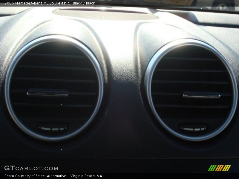 Black / Black 2006 Mercedes-Benz ML 350 4Matic