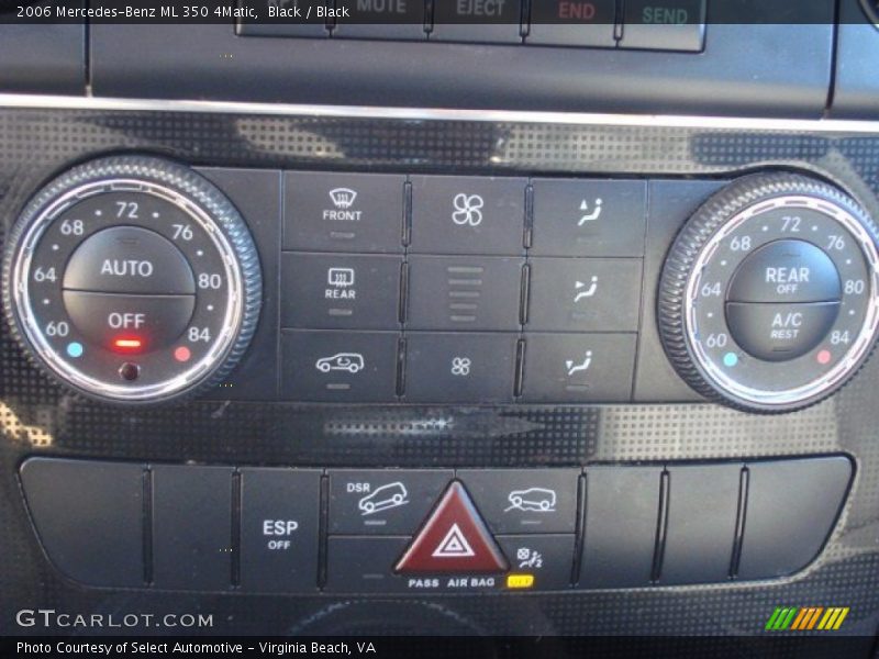 Black / Black 2006 Mercedes-Benz ML 350 4Matic
