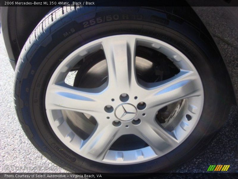 Black / Black 2006 Mercedes-Benz ML 350 4Matic