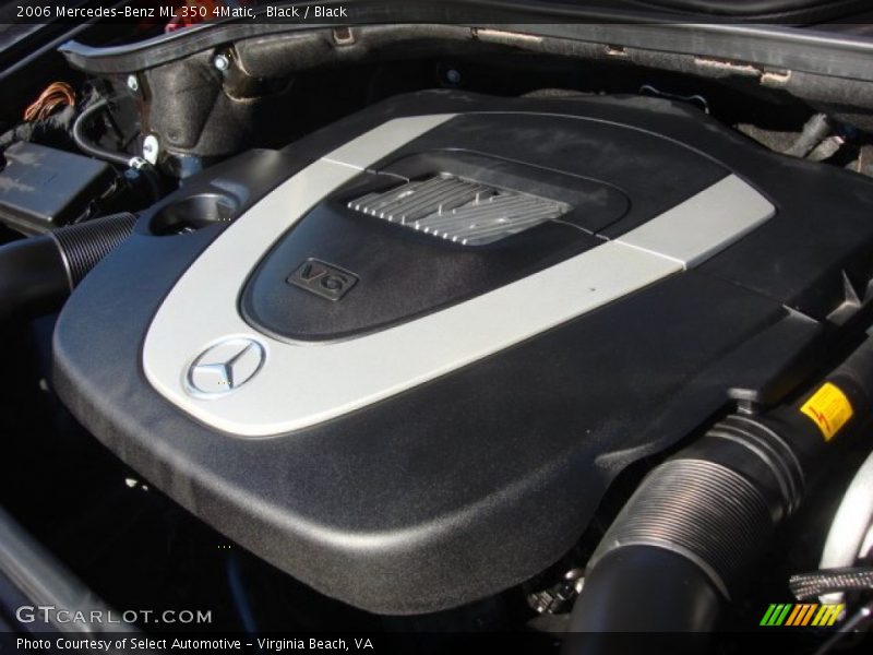 Black / Black 2006 Mercedes-Benz ML 350 4Matic