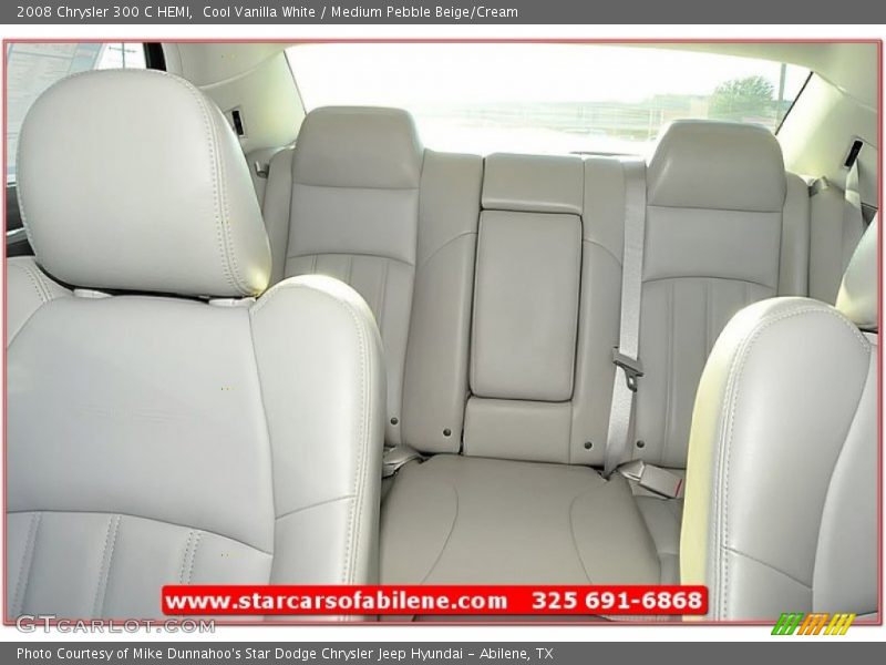 Cool Vanilla White / Medium Pebble Beige/Cream 2008 Chrysler 300 C HEMI