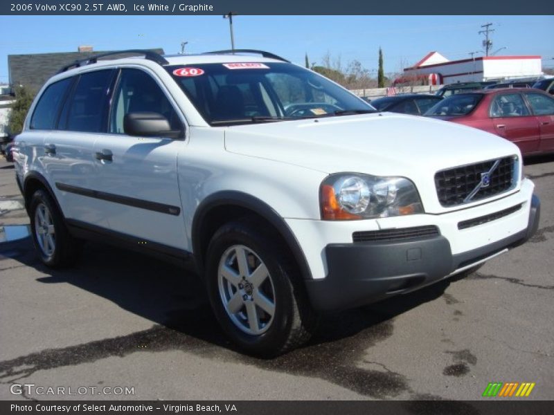 Ice White / Graphite 2006 Volvo XC90 2.5T AWD