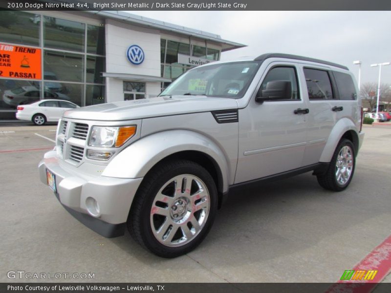 Bright Silver Metallic / Dark Slate Gray/Light Slate Gray 2010 Dodge Nitro Heat 4x4