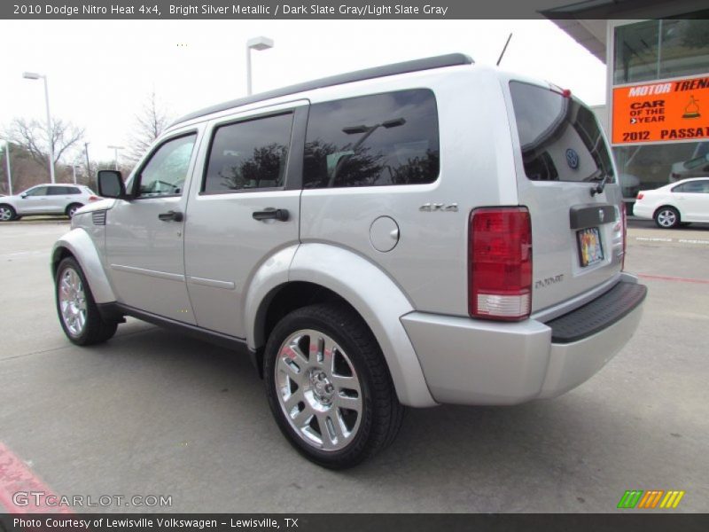 Bright Silver Metallic / Dark Slate Gray/Light Slate Gray 2010 Dodge Nitro Heat 4x4