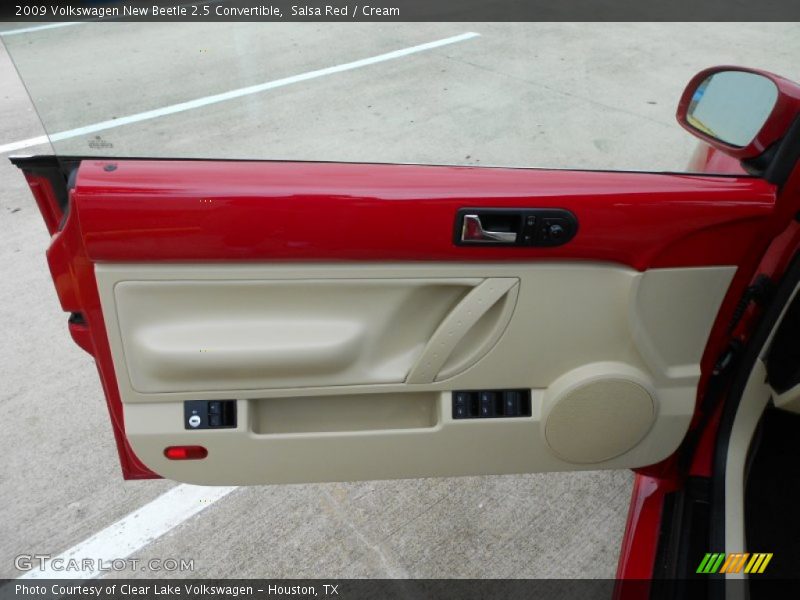 Salsa Red / Cream 2009 Volkswagen New Beetle 2.5 Convertible