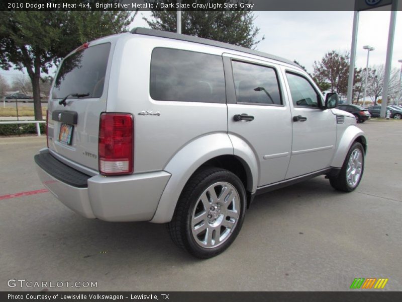 Bright Silver Metallic / Dark Slate Gray/Light Slate Gray 2010 Dodge Nitro Heat 4x4