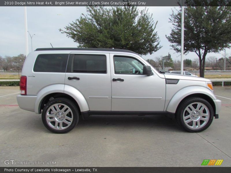 Bright Silver Metallic / Dark Slate Gray/Light Slate Gray 2010 Dodge Nitro Heat 4x4