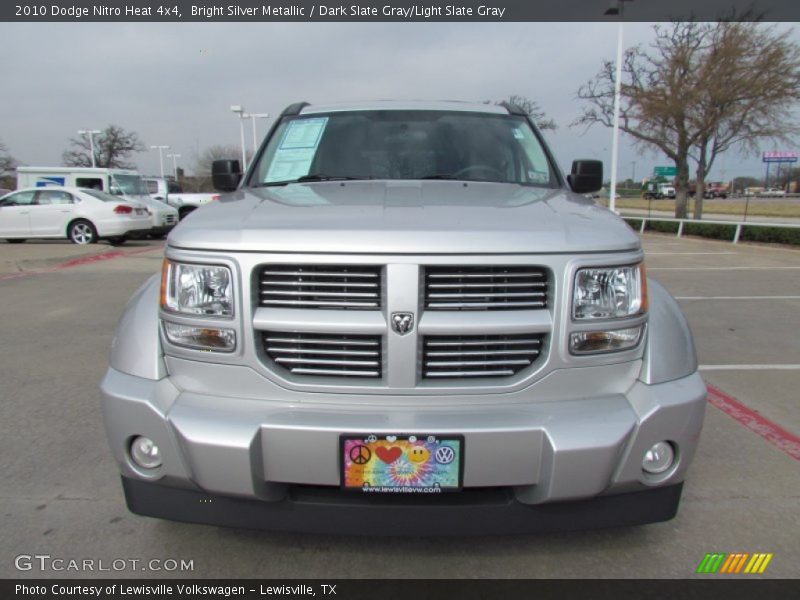 Bright Silver Metallic / Dark Slate Gray/Light Slate Gray 2010 Dodge Nitro Heat 4x4