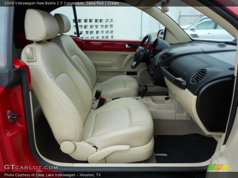 Salsa Red / Cream 2009 Volkswagen New Beetle 2.5 Convertible