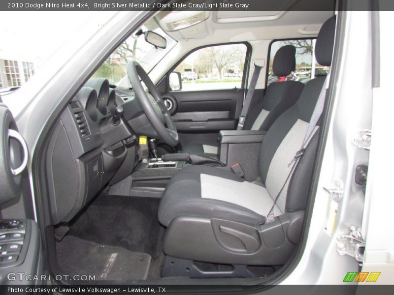 Bright Silver Metallic / Dark Slate Gray/Light Slate Gray 2010 Dodge Nitro Heat 4x4