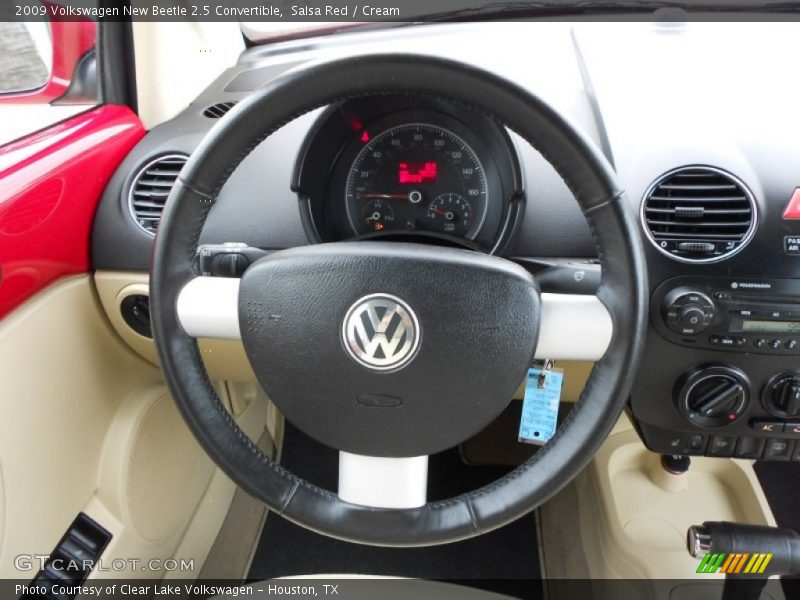 Salsa Red / Cream 2009 Volkswagen New Beetle 2.5 Convertible