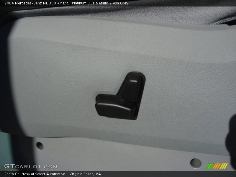 Platinum Blue Metallic / Ash Grey 2004 Mercedes-Benz ML 350 4Matic