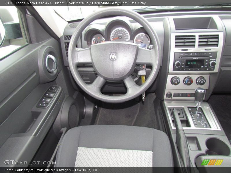 Bright Silver Metallic / Dark Slate Gray/Light Slate Gray 2010 Dodge Nitro Heat 4x4