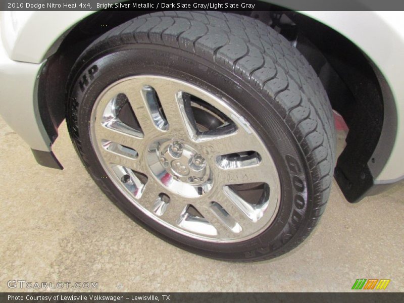 Bright Silver Metallic / Dark Slate Gray/Light Slate Gray 2010 Dodge Nitro Heat 4x4