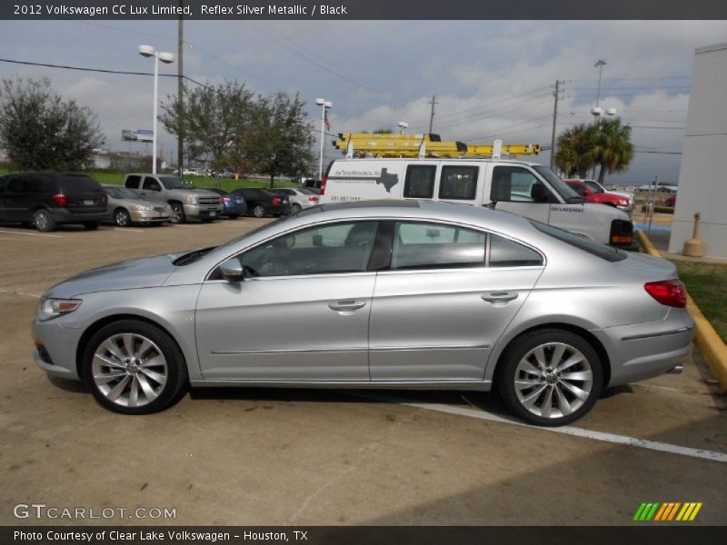 Reflex Silver Metallic / Black 2012 Volkswagen CC Lux Limited