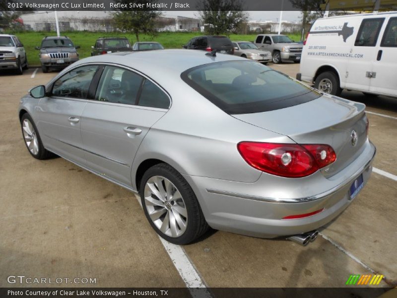 Reflex Silver Metallic / Black 2012 Volkswagen CC Lux Limited