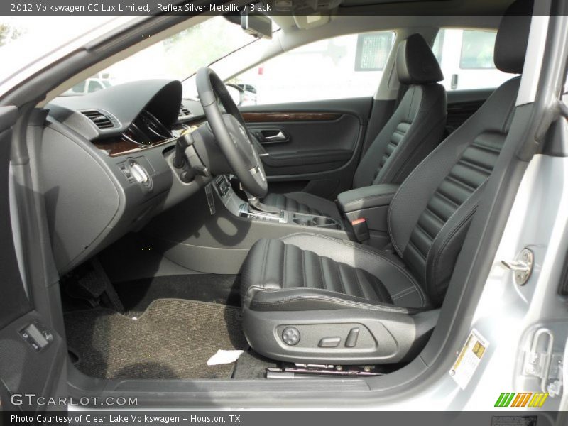 Reflex Silver Metallic / Black 2012 Volkswagen CC Lux Limited
