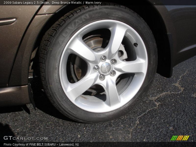 Deep Bronze Metallic / Warm Ivory 2009 Subaru Legacy 2.5i Sedan