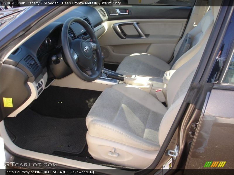 Deep Bronze Metallic / Warm Ivory 2009 Subaru Legacy 2.5i Sedan