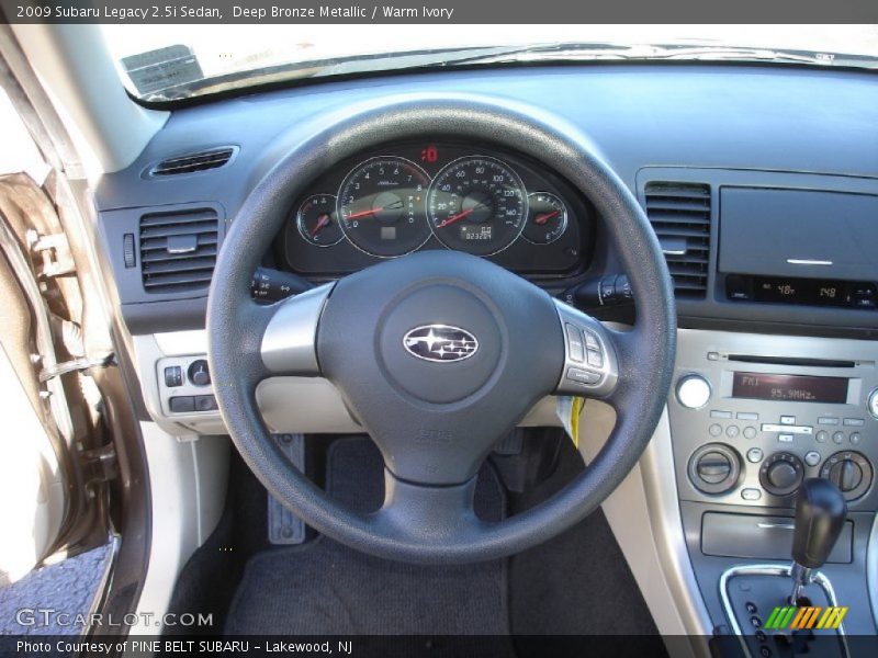 Deep Bronze Metallic / Warm Ivory 2009 Subaru Legacy 2.5i Sedan