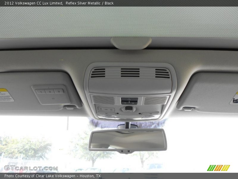 Reflex Silver Metallic / Black 2012 Volkswagen CC Lux Limited