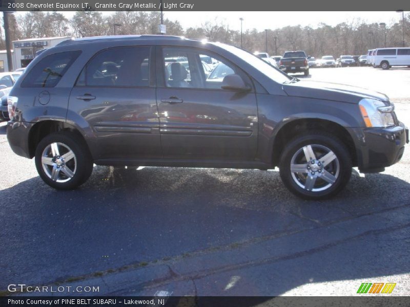 Granite Gray Metallic / Light Gray 2008 Chevrolet Equinox LT