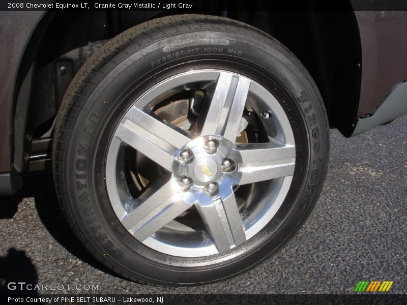 Granite Gray Metallic / Light Gray 2008 Chevrolet Equinox LT