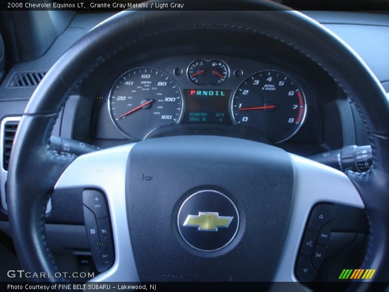 Granite Gray Metallic / Light Gray 2008 Chevrolet Equinox LT