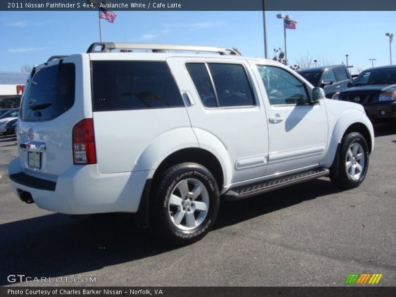 Avalanche White / Cafe Latte 2011 Nissan Pathfinder S 4x4