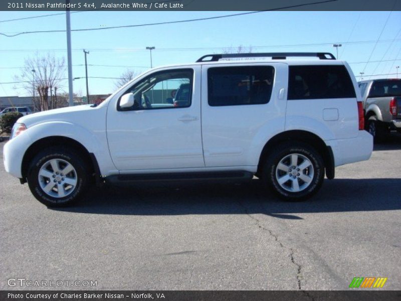 Avalanche White / Cafe Latte 2011 Nissan Pathfinder S 4x4