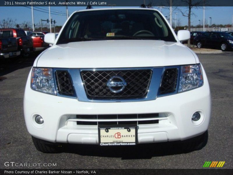 Avalanche White / Cafe Latte 2011 Nissan Pathfinder S 4x4