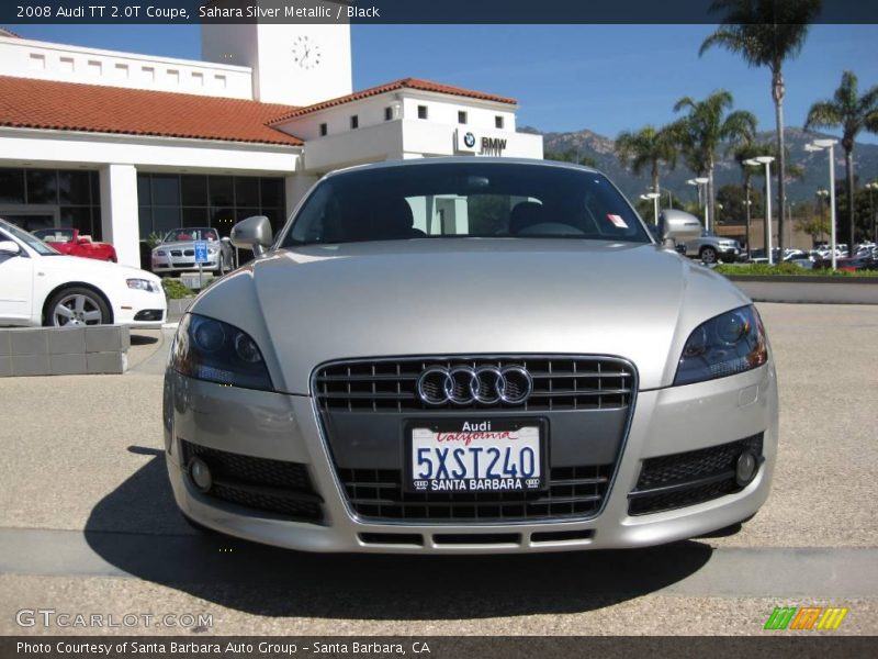 Sahara Silver Metallic / Black 2008 Audi TT 2.0T Coupe