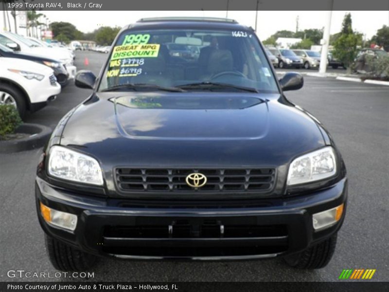 Black / Gray 1999 Toyota RAV4