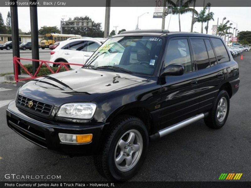 Black / Gray 1999 Toyota RAV4