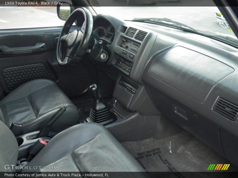 Black / Gray 1999 Toyota RAV4
