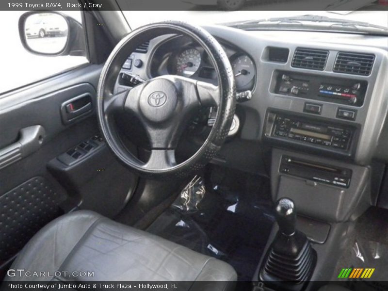 Black / Gray 1999 Toyota RAV4