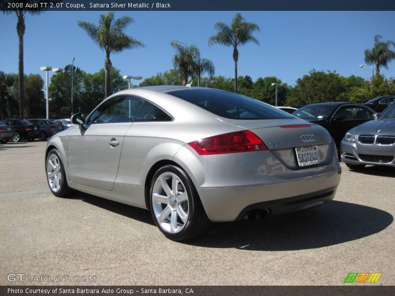 Sahara Silver Metallic / Black 2008 Audi TT 2.0T Coupe