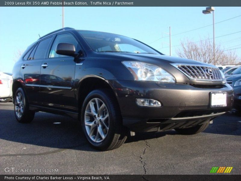 Truffle Mica / Parchment 2009 Lexus RX 350 AWD Pebble Beach Edition