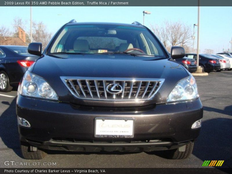 Truffle Mica / Parchment 2009 Lexus RX 350 AWD Pebble Beach Edition