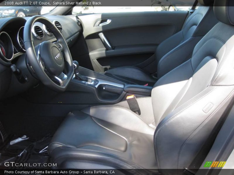 Sahara Silver Metallic / Black 2008 Audi TT 2.0T Coupe