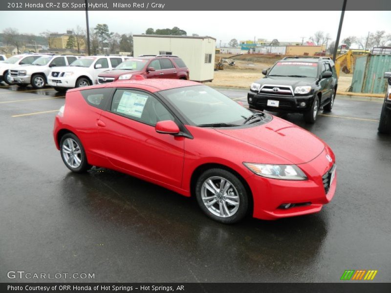 Front 3/4 View of 2012 CR-Z EX Sport Hybrid