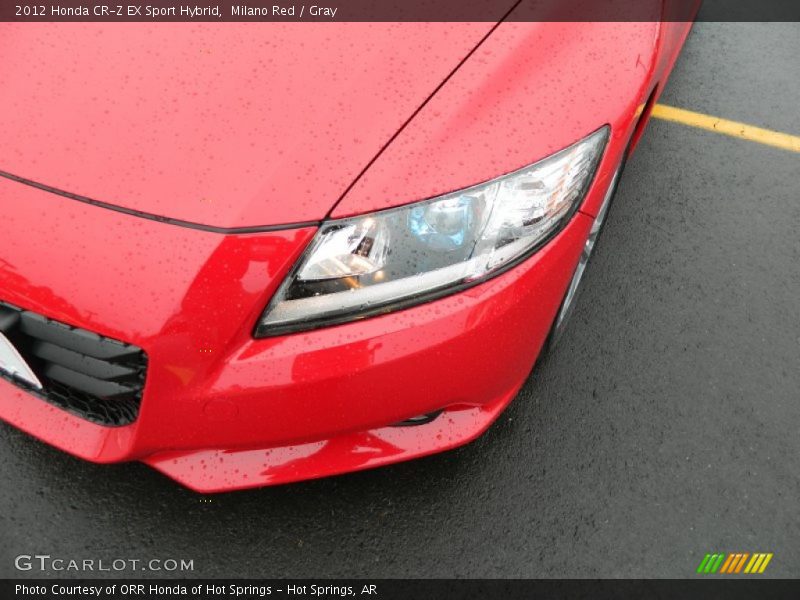 Milano Red / Gray 2012 Honda CR-Z EX Sport Hybrid