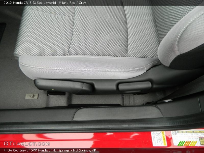 Milano Red / Gray 2012 Honda CR-Z EX Sport Hybrid