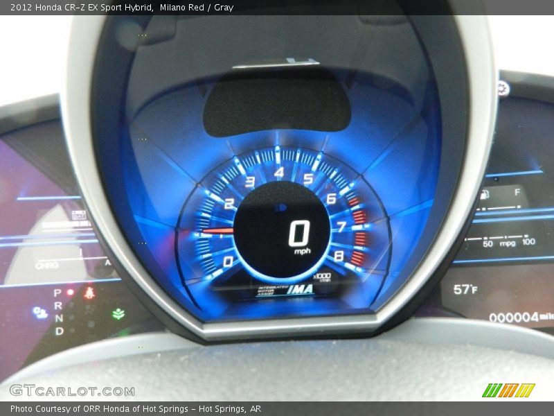  2012 CR-Z EX Sport Hybrid EX Sport Hybrid Gauges